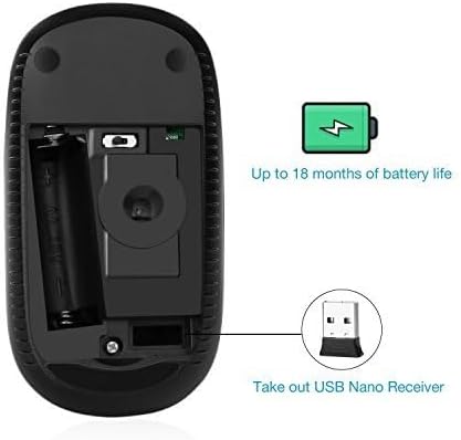 VssoPlor Wireless Mouse, 2.4G Slim Portable Computer Mice - Image 7