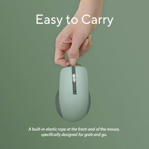 ASUS Wireless SmartO Mouse Silent Plus – Dual Mode (BT/2.4GHz), up to 3 Devic...