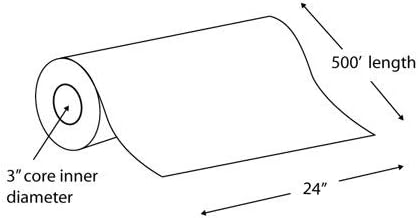 Alliance Wide Format Paper 24" x 500' Rolls Bond Engineering - Image 2