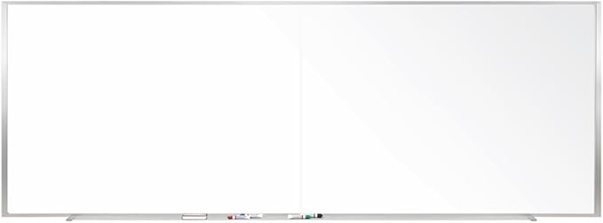 Ghent M1 Porcelain Magnetic Whiteboard, Aluminum Frame by Ghent