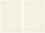 Gallery Leather Agenda Planner 2027 Freeport Mocha | 3-Ring Bound Weekly Monthly Calendar Planner and Notebook with Gold-Gilded Page Edges, 12 Months - 9x7"