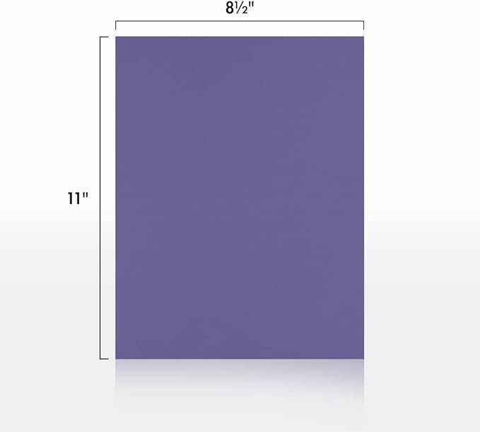 LUXPaper 8.5" x 11" Cardstock | Letter Size | Wisteria Purple | 100lb. Cover | - Image 3