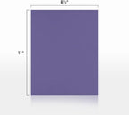 LUXPaper 8.5" x 11" Cardstock | Letter Size | Wisteria Purple | 100lb. Cover | - Image 3