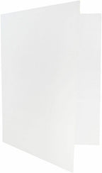 LUXPaper 9" x 12" Presentation Folders | Two Pocket | White Linen | 100lb. - Image 3
