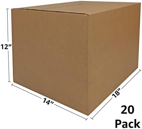 uboxes moving boxes bundle of 18"x14"x12" (medium boxes showing dimensions