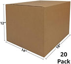 uboxes moving boxes bundle of 18"x14"x12" (medium boxes showing dimensions