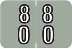 Doctor Stuff - File Folder Labels, Terminal Digit Filing, Consecutive Double by DoctorStuff