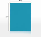 LUXPaper 8.5" x 11" Paper | Letter Size | Bright Blue | 60lb. Text | 1 - Image 2