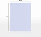LUXPaper 8.5" x 11" Paper | Letter Size | Lilac Purple | 80lb. Text | 50 Qty - Image 2