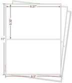 BESTEASY 16000 Round Corner Half Sheet Self Adhesive Shipping Labels - Image 6