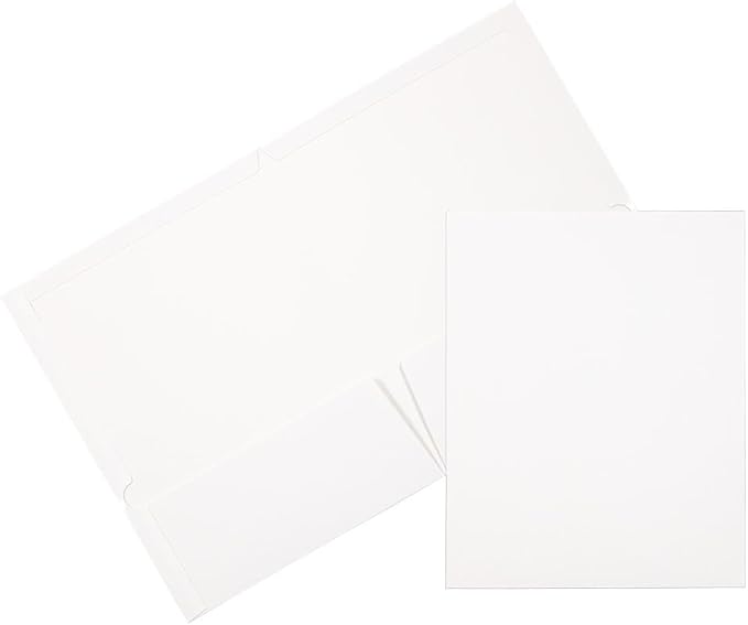 JAM PAPER Laminated Two Pocket Glossy Folders by JAMPaper