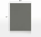 LUXPaper 8.5" x 11" Paper | Letter Size | Smoke Gray | 80lb. Text | 1, 000 Qty - Image 2