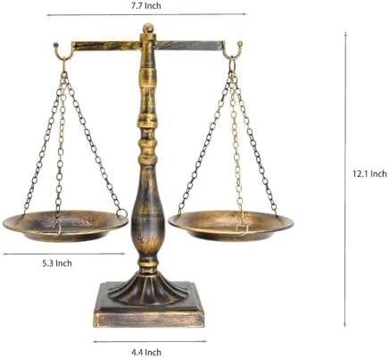 Owlgift Set of 2 Vintage Metal Libra Jewelry Towers Display Cosmetic Organize...