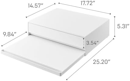 YAMAZAKI Home Tower Kitchen Countertop Organizer Appliance Stand with Drawer ...