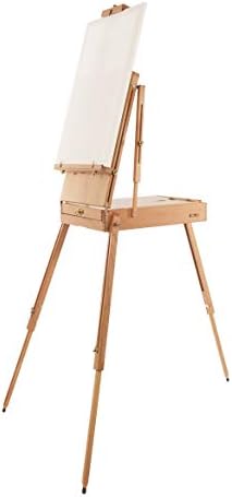 mabef m22 french sketch box easel, portable oiled, side view
