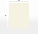 LUXPaper 8.5" x 11" Cardstock | Letter Size | Natural | 80lb. Cover | 50 Qty - Image 2