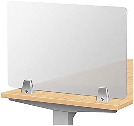 Portable Frosted Acrylic Desk Divider by Unknown