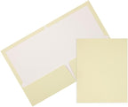 JAM PAPER Laminated Two Pocket Glossy Folders by JAMPaper