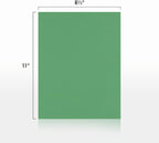LUXPaper 8.5" x 11" Paper | Letter Size | Holiday Green | 80lb. Text | 50 Qty - Image 2