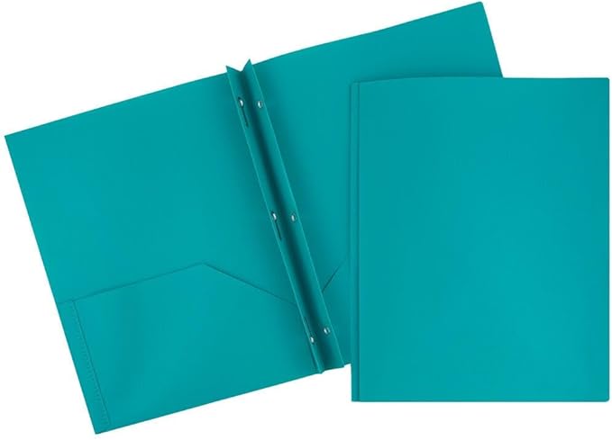 JAM PAPER Plastic Color Pop Folders by JAMPaper