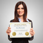 PaperDirect Purple on White Classic Specialty Certificates, 8½ x11, Foil Accents - Image 8