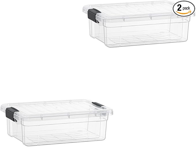 Superio Clear Storage Boxes by Superio