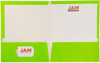 JAM PAPER Laminated Two Pocket Glossy Folders - Image 5