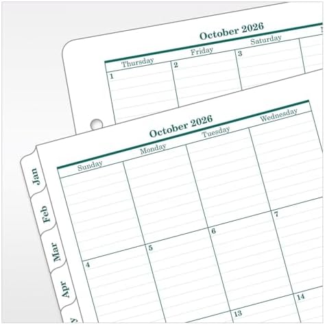 FranklinCovey - Original Two Page Per Day Ring-Bound Planner (Oct 2026 - Sep ...