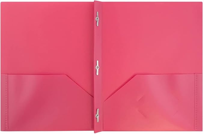 JAM PAPER Plastic Color POP Folders - Image 7