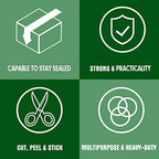 HERKKA Clear Packing Tape, 36 Rolls Heavy Duty Packaging Tape - Image 6