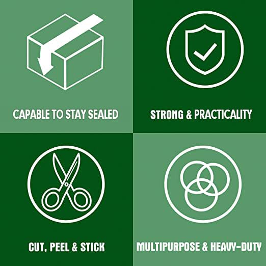 HERKKA Clear Packing Tape, 36 Rolls Heavy Duty Packaging Tape - Image 6