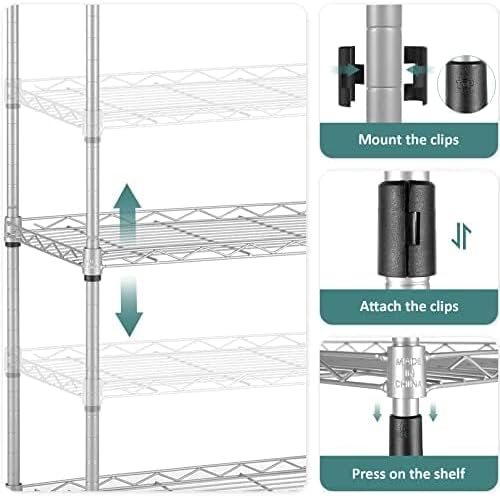 Himimi 6-Tier Wire Shelving Unit - Image 8