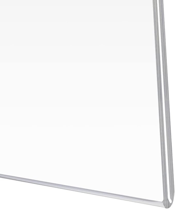 PecMuikee Acrylic Sign Holder 8.5x11 Horizontal, Wall Mount Acrylic Sign Holder - Image 7