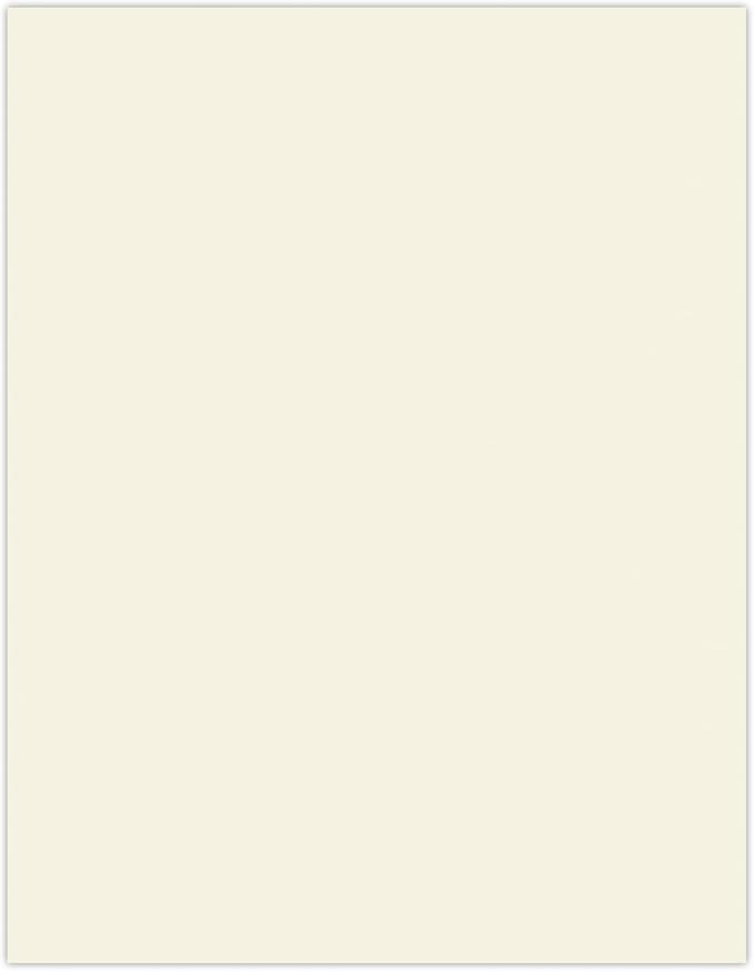 LUXPaper 8.5" x 11" Cardstock | Letter Size | Natural | 80lb. Cover | 50 Qty by LUXPaper