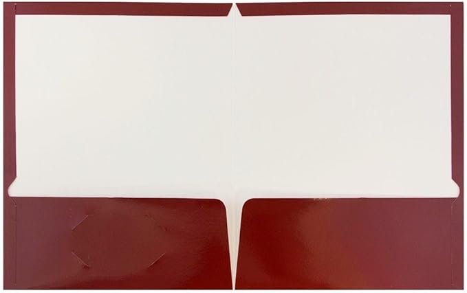 JAM PAPER Laminated Two Pocket Glossy Folders - Image 2