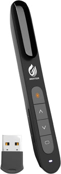 AMERTEER Wireless Presenter, Support Hyperlink RF 2.4GHz Powerpoint PPT Clicker by AMERTEER