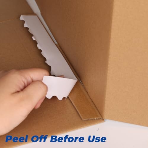 crugla 12x12x12 shipping boxes 10 pack, brown corrugated shown in use