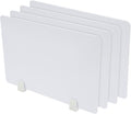 4PCS Desk Dividers Office Partitions, Privacy Desk Panel Protective, Acrylic