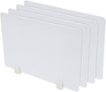 4PCS Desk Dividers Office Partitions, Privacy Desk Panel Protective, Acrylic by AngelcityCC