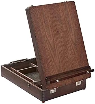 kingart adjustable wood table sketchbox easel, premium beechwood, view 9