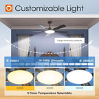addlon 52 inch ceiling fans with lights and, package contents