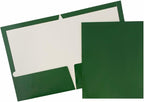 JAM PAPER Laminated Two Pocket Glossy Folders by JAMPaper