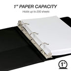 Samsill Economy 1 Inch Mini 3 Ring Binder, Made in The USA, Round Ring Binder - Image 4