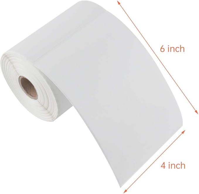 L LIKED 16 Rolls 4" x 6" Direct Blank Thermal Shipping Labels - Image 3