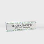 Signs ByLITA Floral Pattern Customized Nameplate | Wild Blue Personalized Full - Image 9