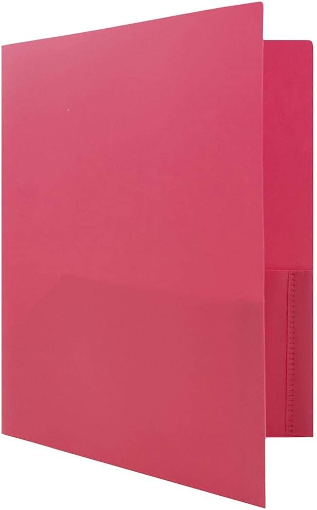 JAM PAPER Plastic Color POP Folders - Image 4