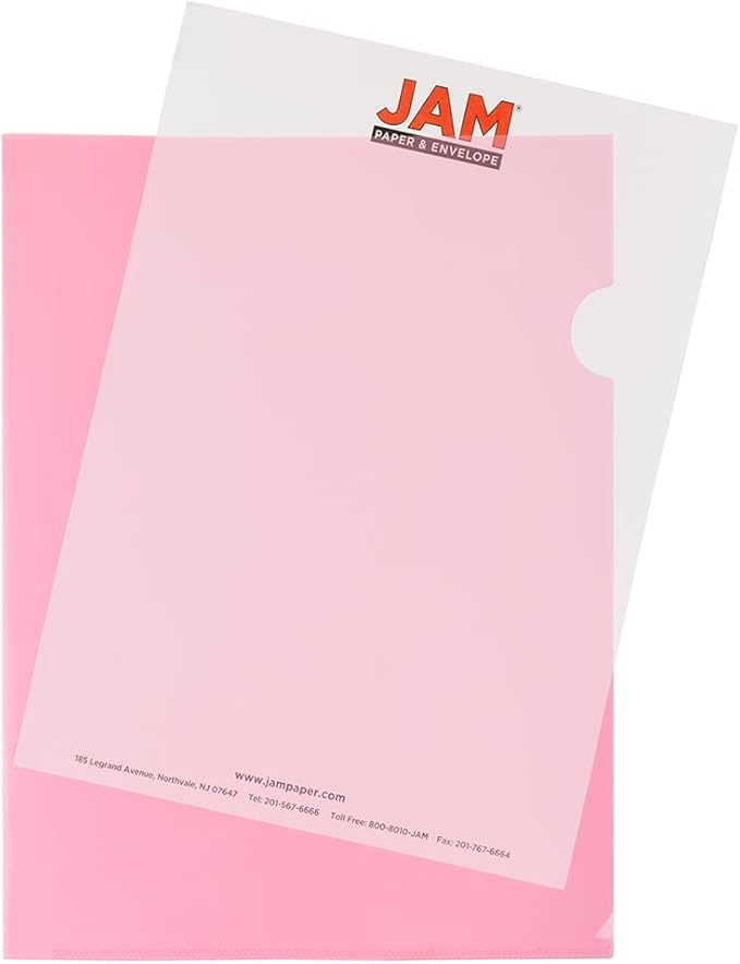 JAM PAPER Plastic Sleeves by JAMPaper