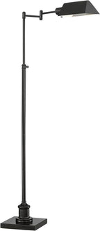 Regency Hill Jenson Traditional Farmhouse Adjustable Pharmacy Floor Lamp - Image 8
