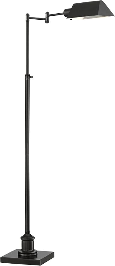 Regency Hill Jenson Traditional Farmhouse Adjustable Pharmacy Floor Lamp - Image 8
