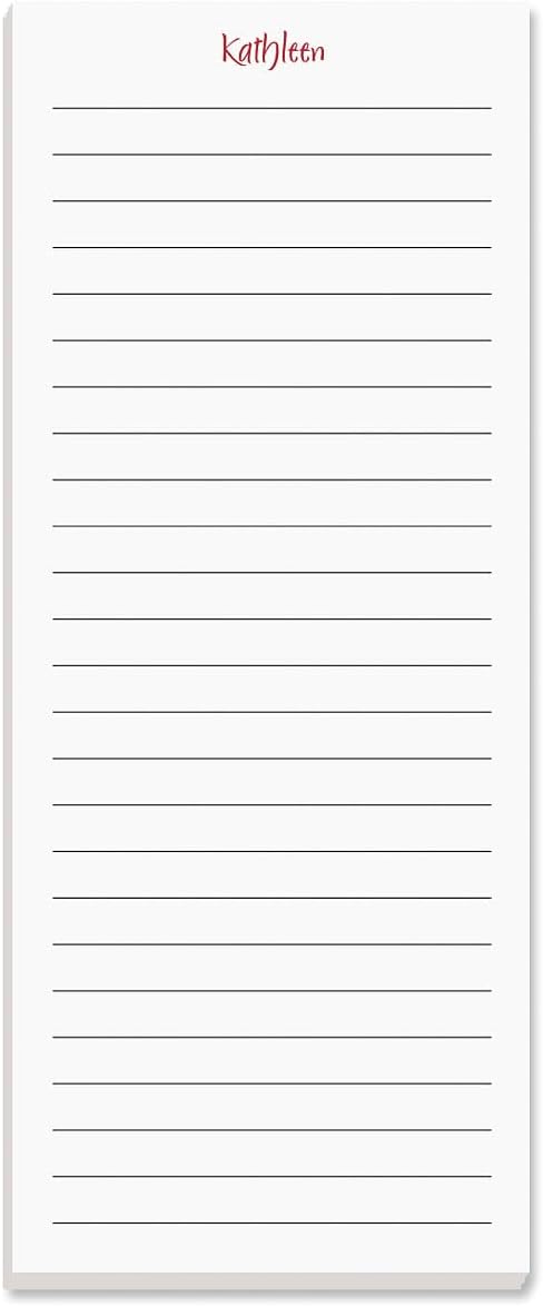 Current Elegant Lined Personalized Notepads – Set of 3, 50-Sheet Pads, 3 1/4 x - Image 5